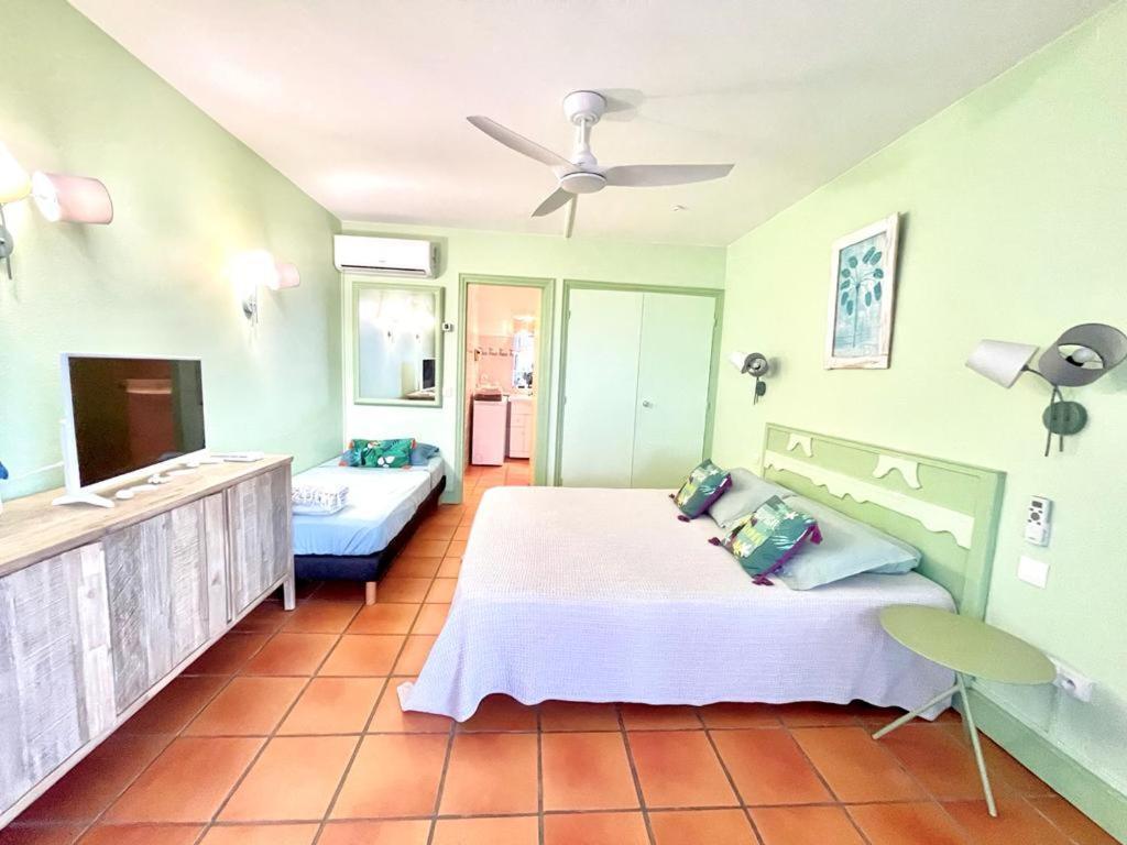 Guadeloupe- Saint-Francois- Residence Anse Des Rochers - Appartement Quart De Villa Etage - Vue Mer- 4 Personnes - Lit Bebe Sur Demande - Citerne Et Wifi Prives -Animaux Ok-Acces Plage Direct -Apnee Bien-Etre Experience Sur Demande Avec Instructeur A Luaran gambar