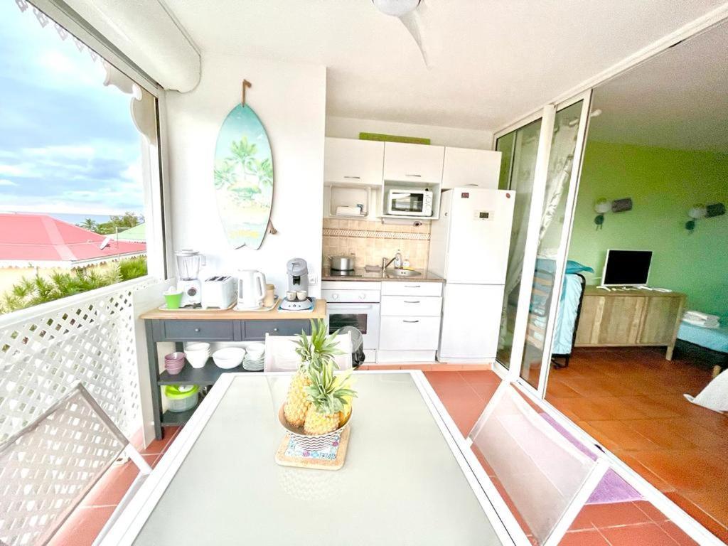 Guadeloupe- Saint-Francois- Residence Anse Des Rochers - Appartement Quart De Villa Etage - Vue Mer- 4 Personnes - Lit Bebe Sur Demande - Citerne Et Wifi Prives -Animaux Ok-Acces Plage Direct -Apnee Bien-Etre Experience Sur Demande Avec Instructeur A Luaran gambar